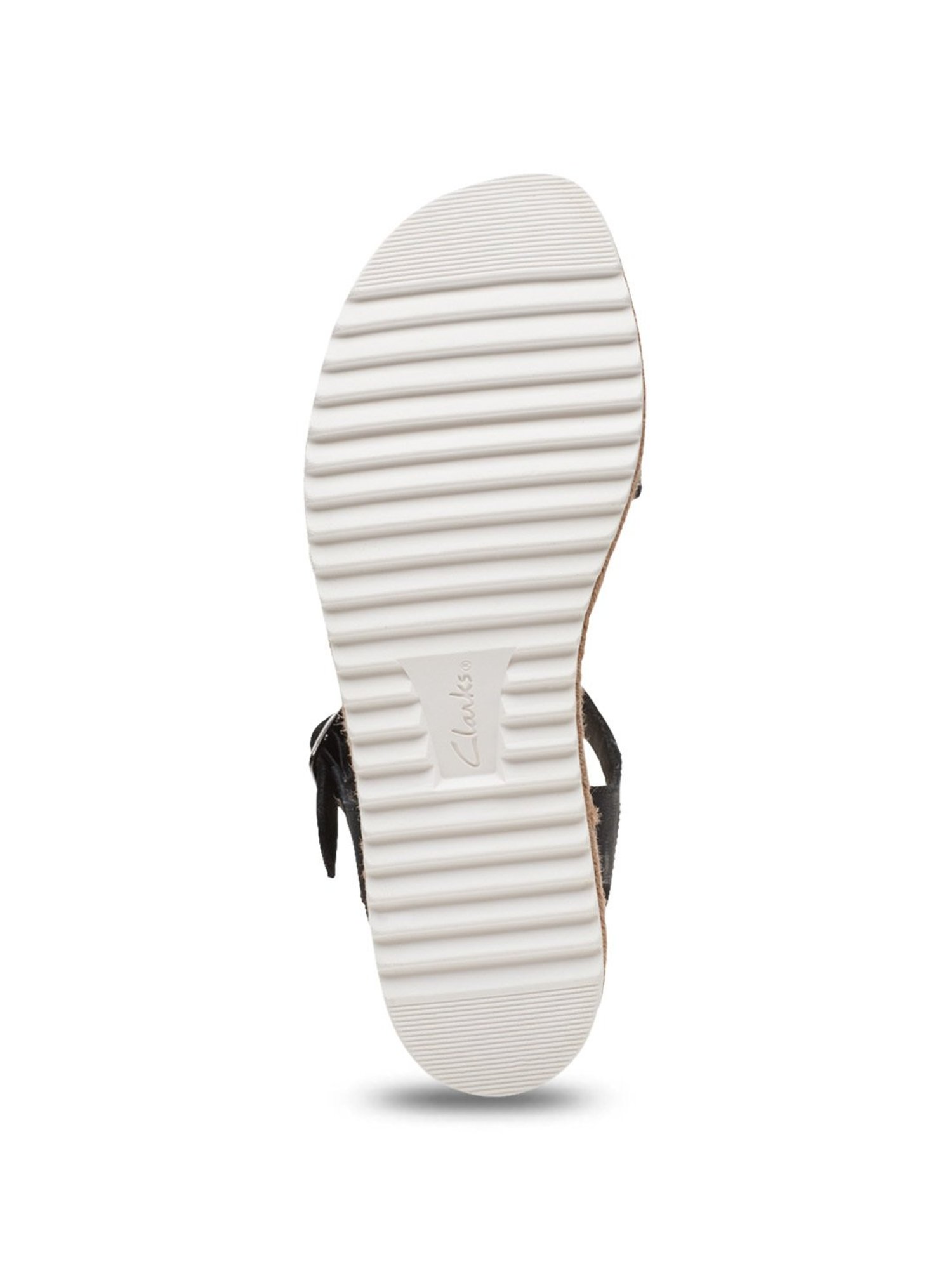 Clarks Women's Black Ankle Strap Sandals