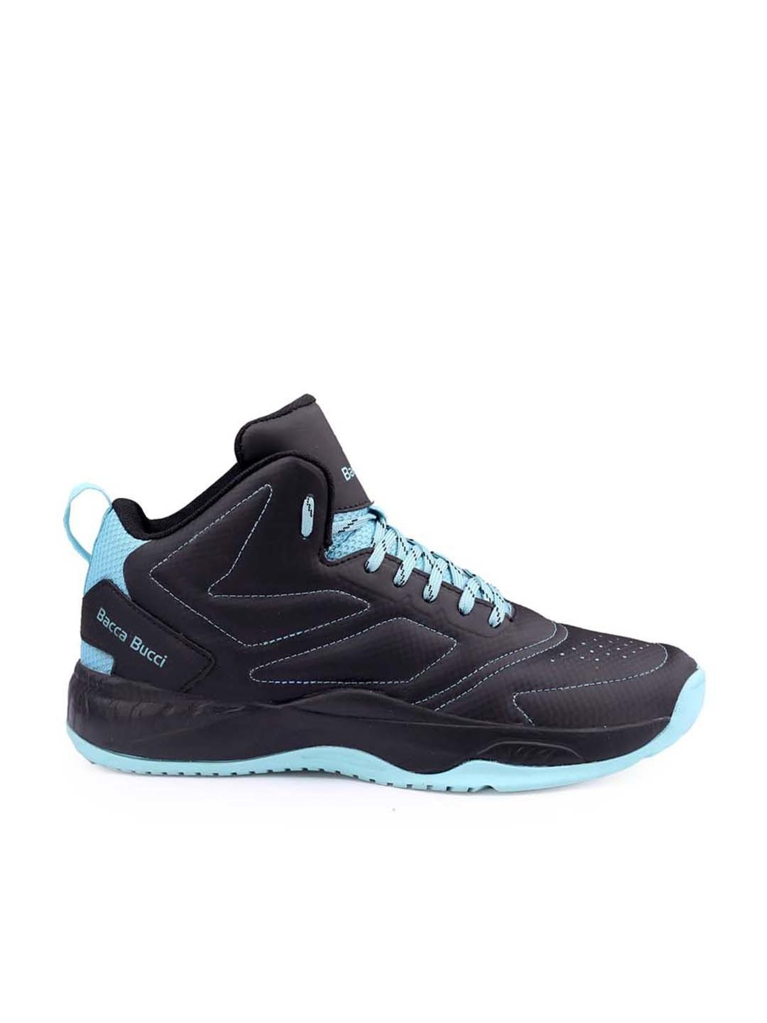 Bacca Bucci Men's COURTFLEX Black Basketball Shoes