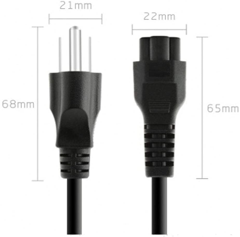 Long  Ft 3 Prong AC Laptop Power Cord Cable for Dell IBM Hp Compaq Asus Sony Toshiba Lenovo Acer Gateway Notebook Computer Charger Spare: IEC-60320 IEC320 C5 to NEMA 5-15P