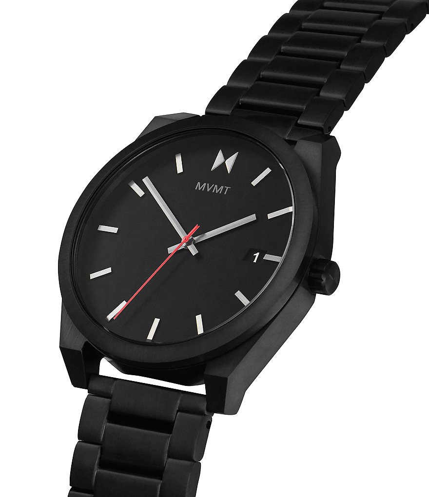 MVMT Element Ash Black Stainless Steel Bracelet Watch