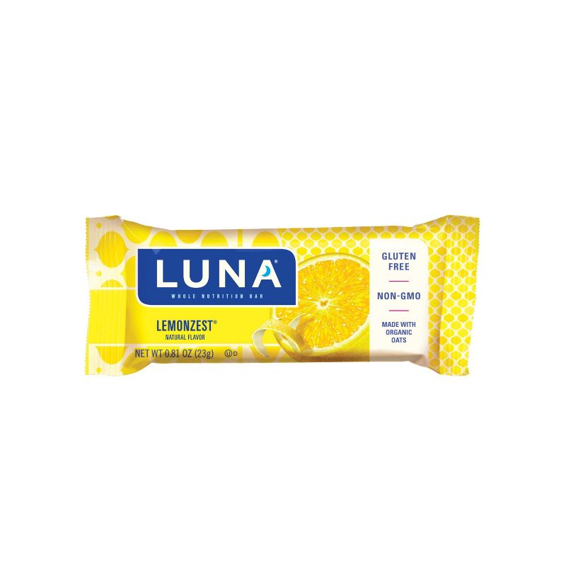 LUNA Lemonzest Nutrition Bar Minis - 10ct