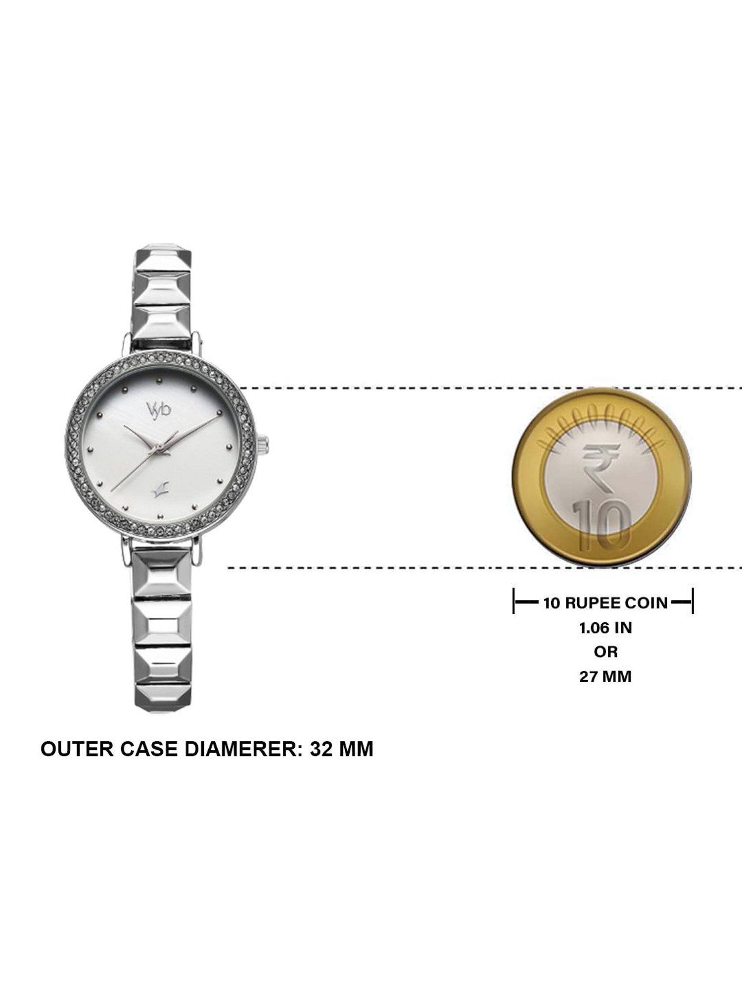 Fastrack Vyb 3.0 FV60050SM01W Analog Watch for Women