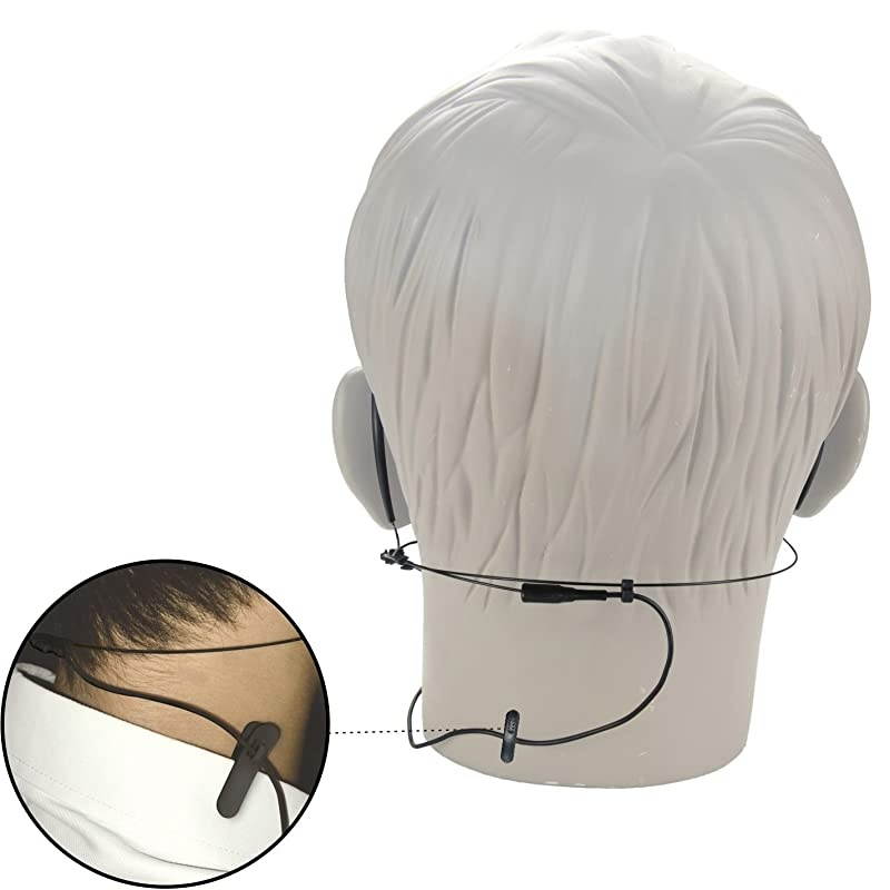 Double Ear Wired Headset Boom Mini XLR Omni-Directional Microphone (for AKG type 3 pin mini plug SKIN)