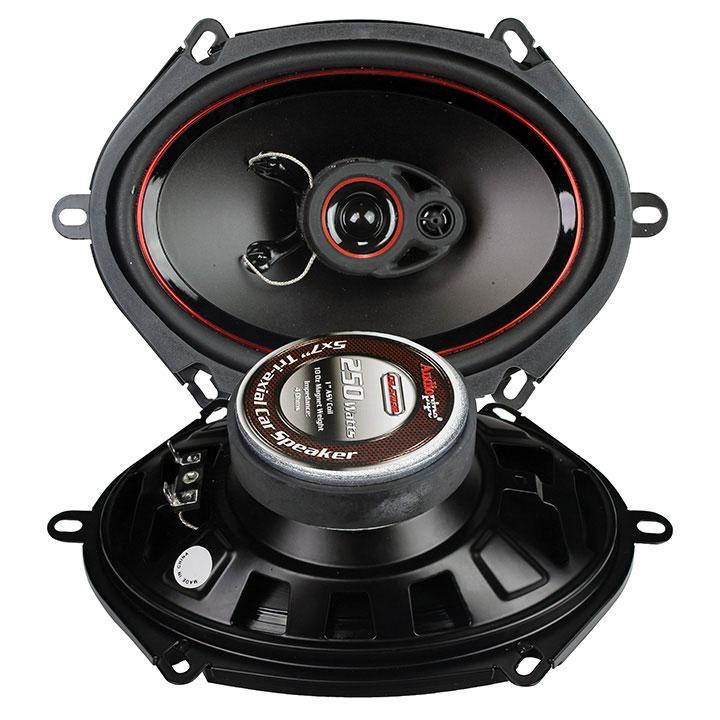 Audiopipe CSL5703R Speaker 5x7" 3-way [pair] 250 Watt Pp Cone