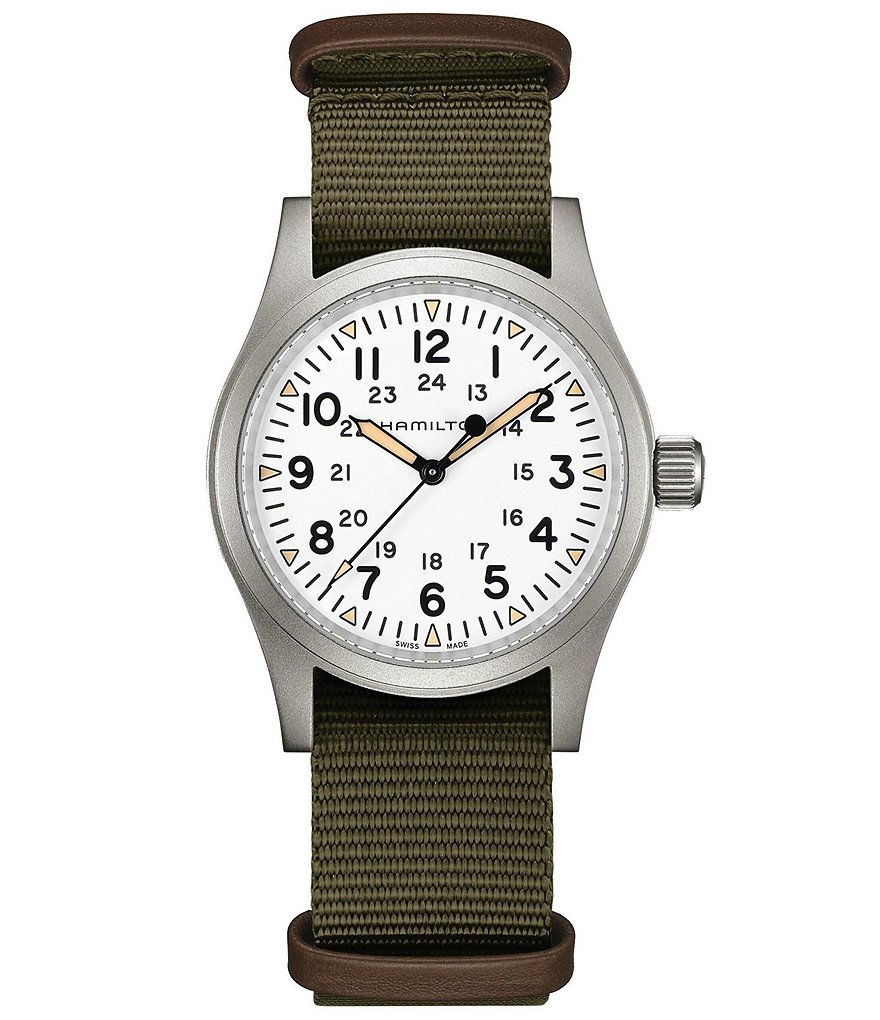 Hamilton Khaki Field Mechanical NATO Strap Watch