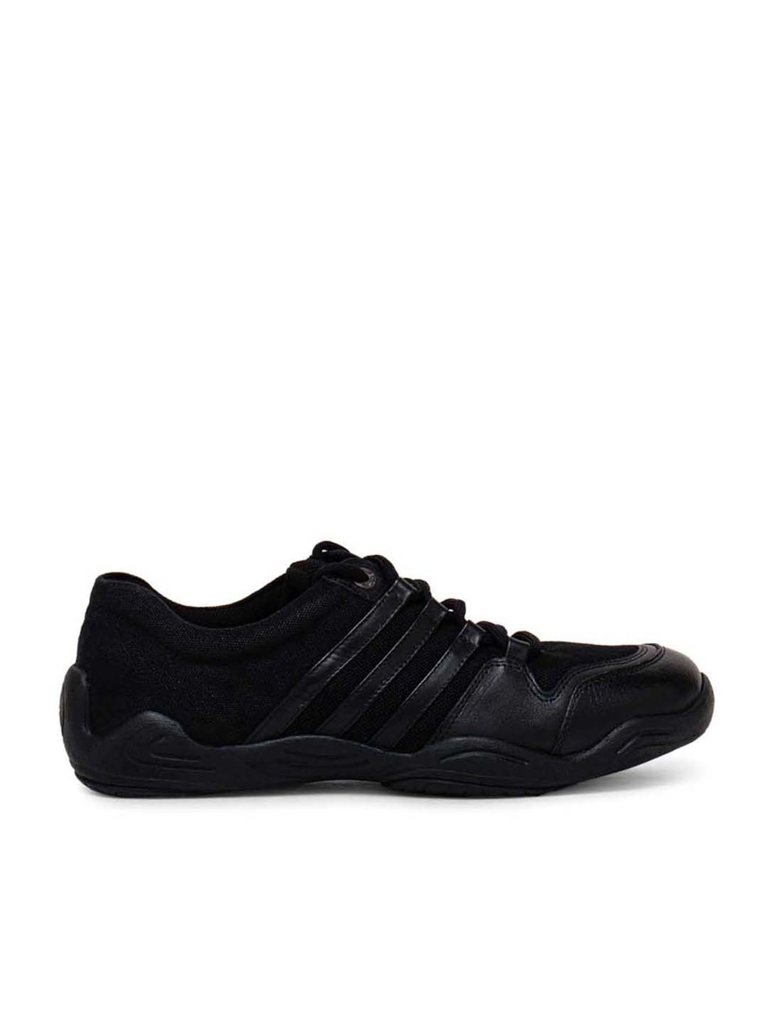 Ezok Men's Black Casual Sneakers