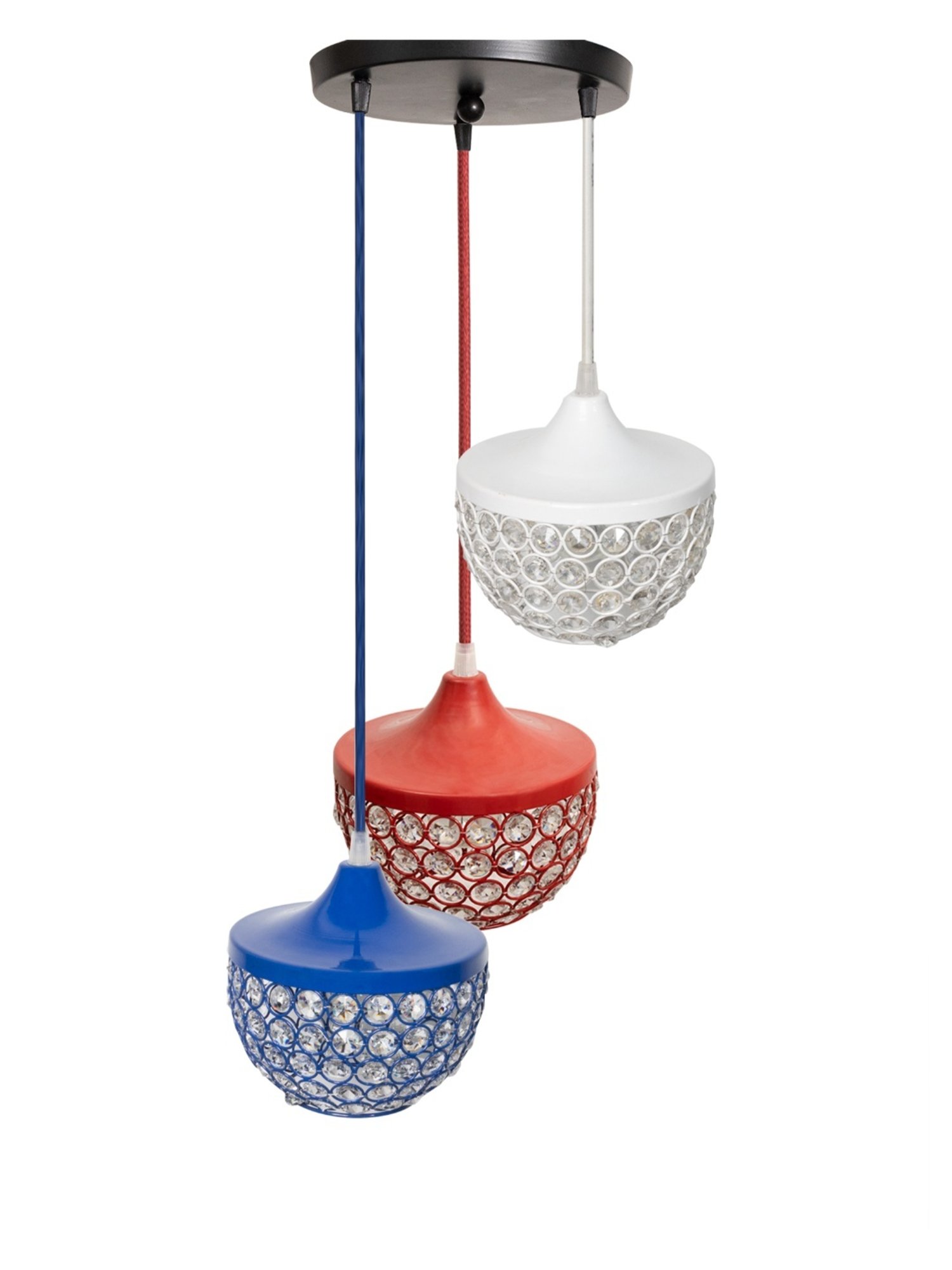 Homesake Multicolor Crystal Pendant Ceiling Light