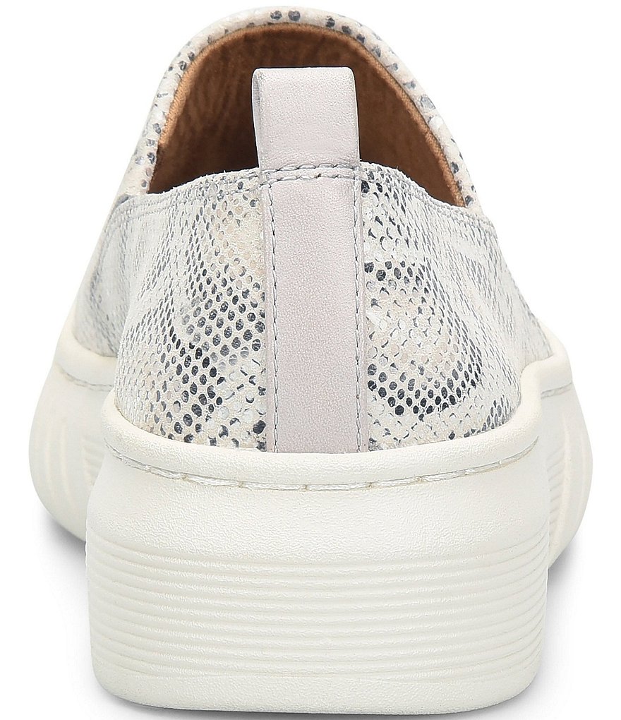Sofft Potina Snake Print Slip-On Wedge Sneakers