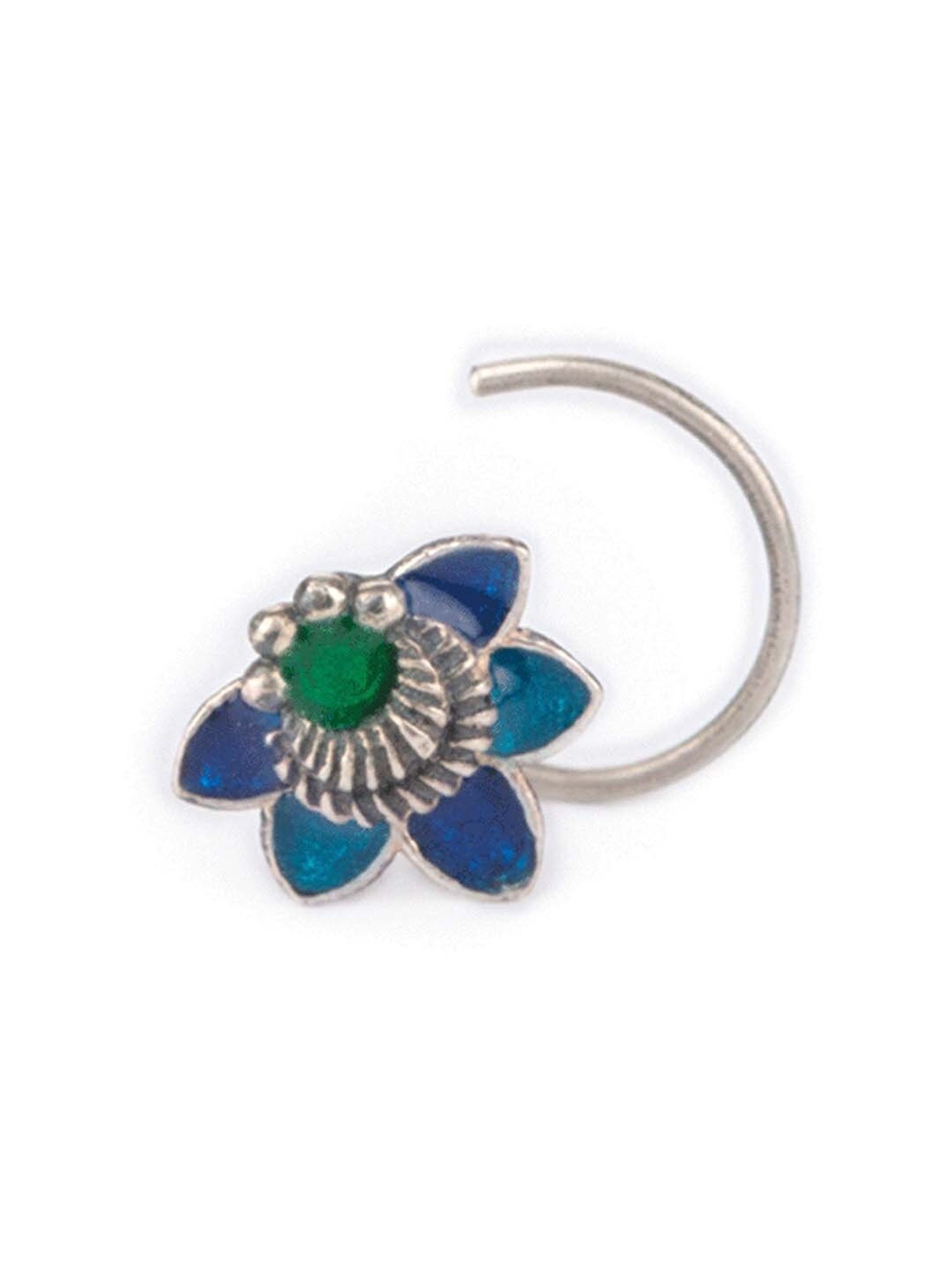 Shaya 92.5 Sterling Silver Owning My Delusional Optimism Nosepin