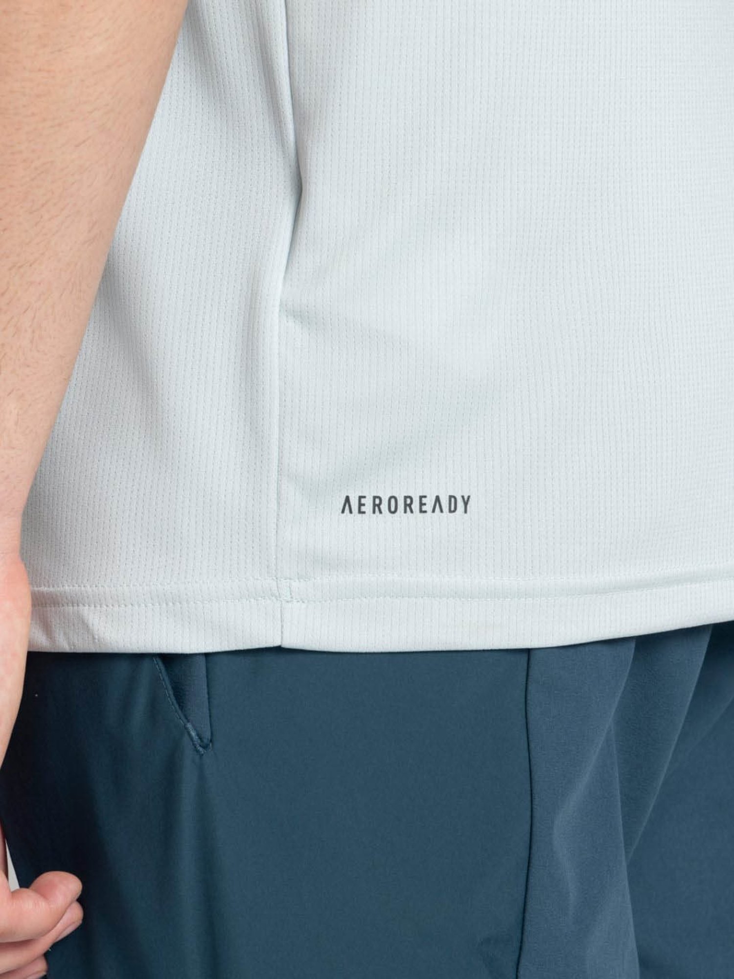 Adidas Grey Regular Fit Printed Sports T-Shirt