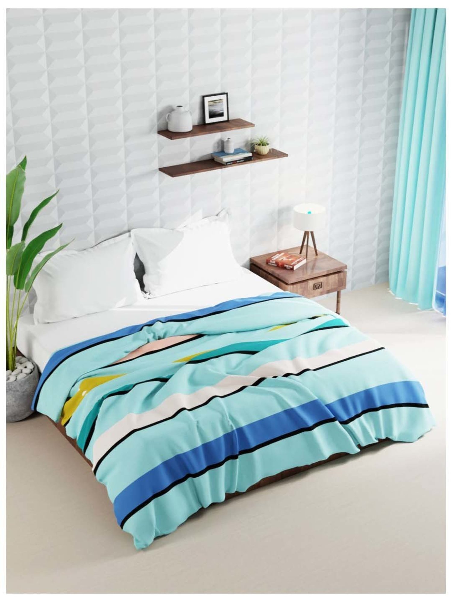 Bianca Rumba-Roll Multicolor Fibre 152 TC Double Comforter