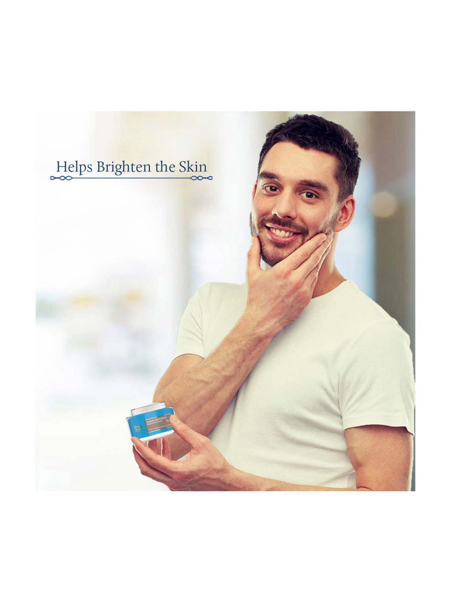 Blue Nectar Shubhr Sandalwood Brightening Cream For Men - 50 gm