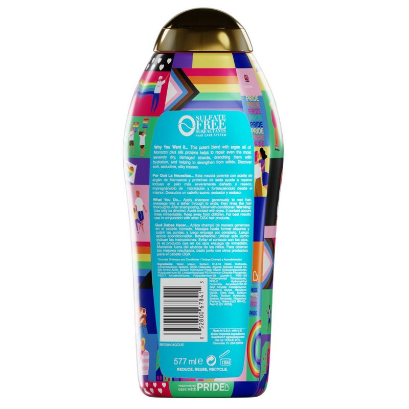 OGX Care with Pride Extra Strength Argan Oil of Morocco Shampoo - 19.5 fl oz