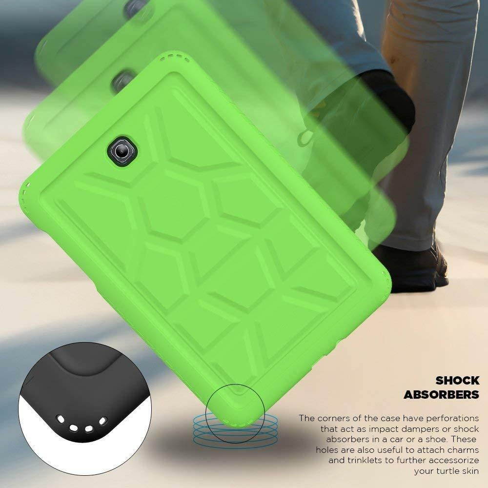 For Samsung Galaxy Tab A 9.7 Inch Tablet SM-T550 Silicone Cover Case Green
