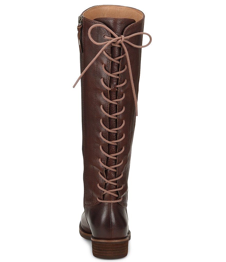 Sofft Sharnell II Waterproof Leather Lace-Up Back Tall Boots