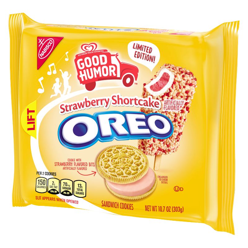 Oreo Good Humor Strawberry Shortcake Sandwich Cookies - 10.7oz