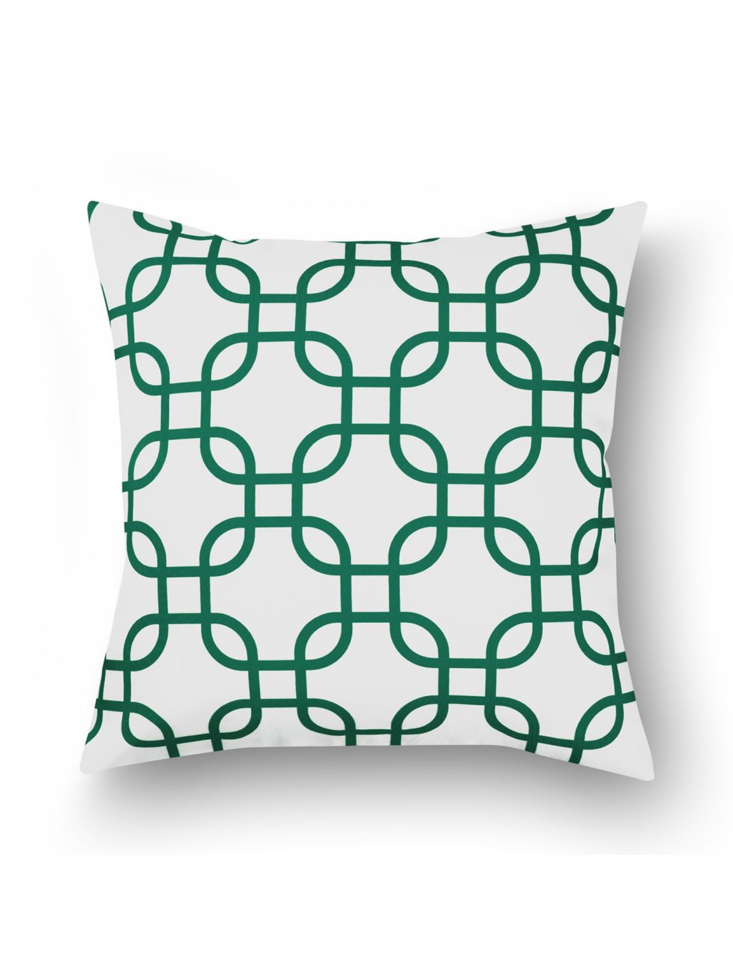 SEJ by Nisha Gupta Green & White Cushion Covers - Set of 3