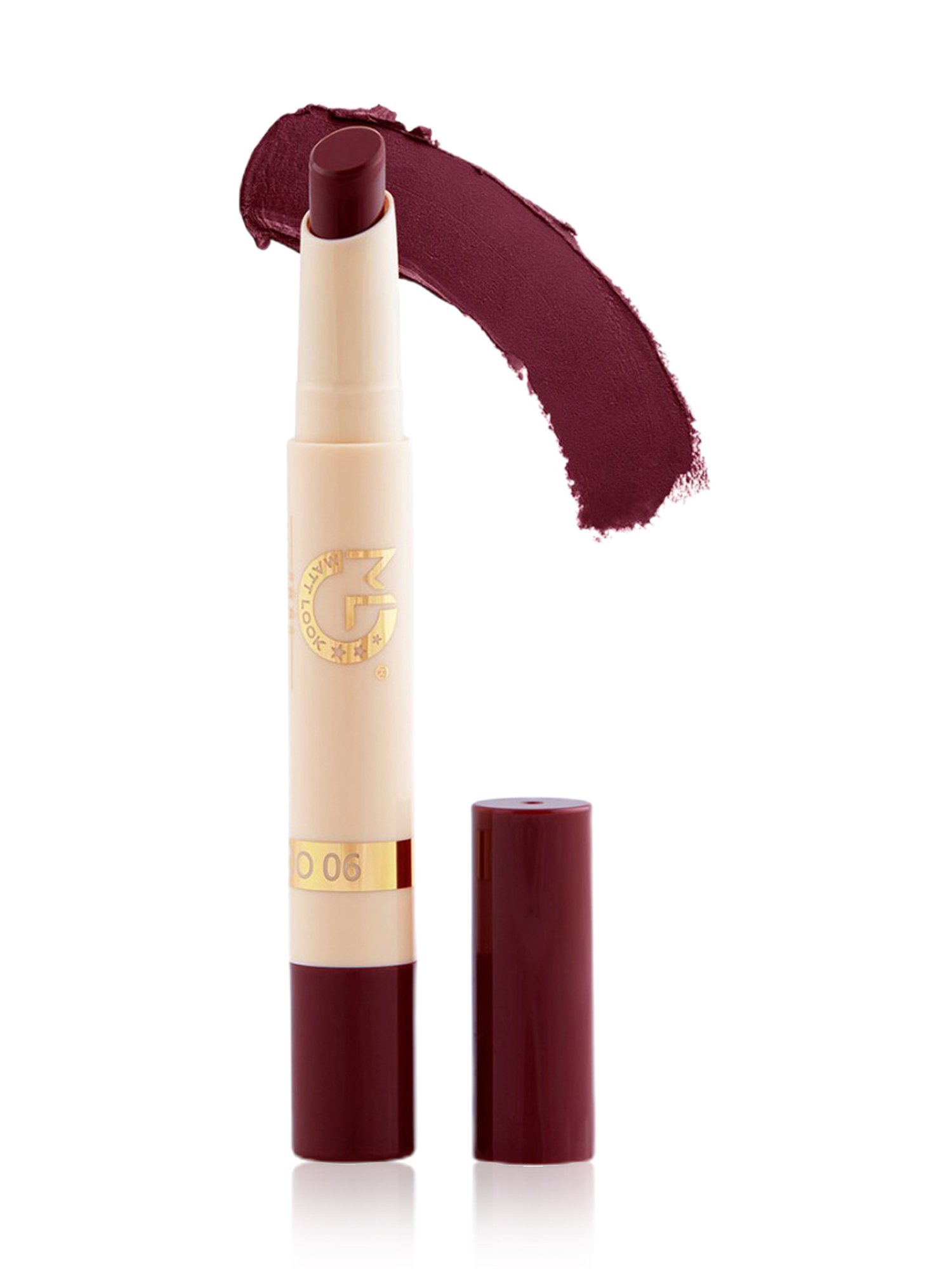 Matt Look Velvet Smooth Non Transfer Lipstick 06 Ruby Woo - 2 gm