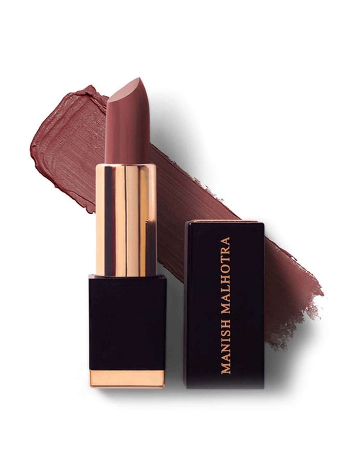Manish Malhotra Beauty by MyGlamm Hi-Shine Lipstick Mauve Struck - 4 gm