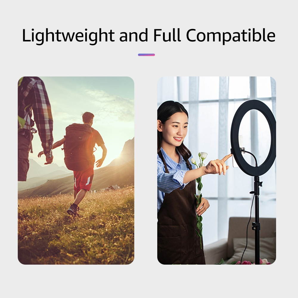 180cm Reverse Folding Leg Light Stand Tripod Adjustable Height Four Sections Heavy Duty Aluminum Alloy Material 1/4 Inches Screw for Photography LED Lights Phone Holder Tripod Head Softbox Black