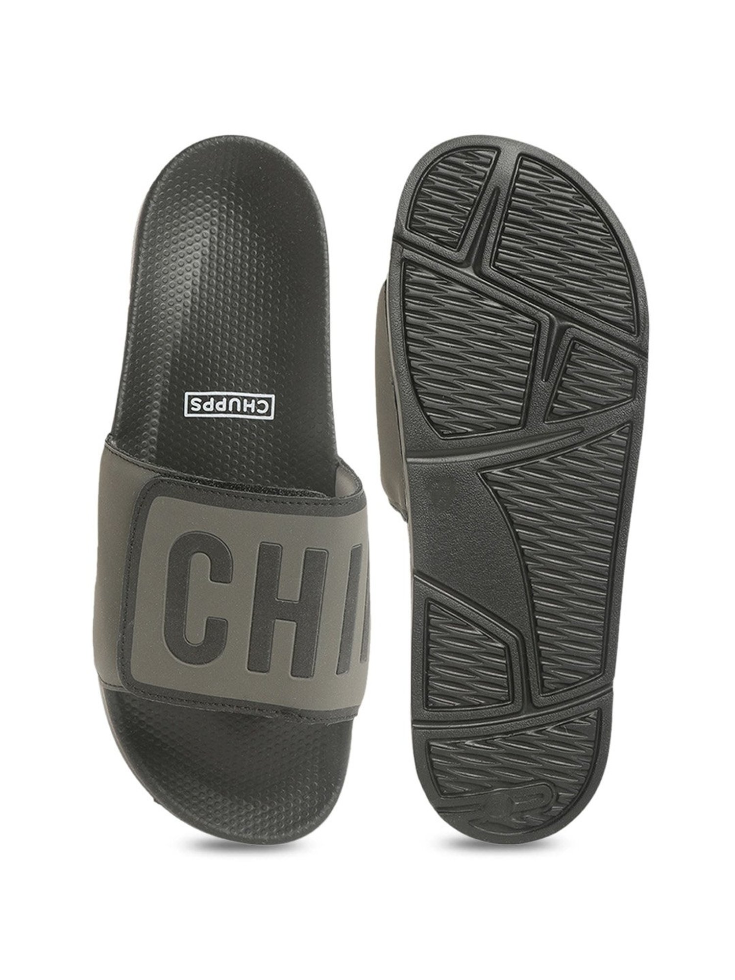 Chupps Men's Grey Slides