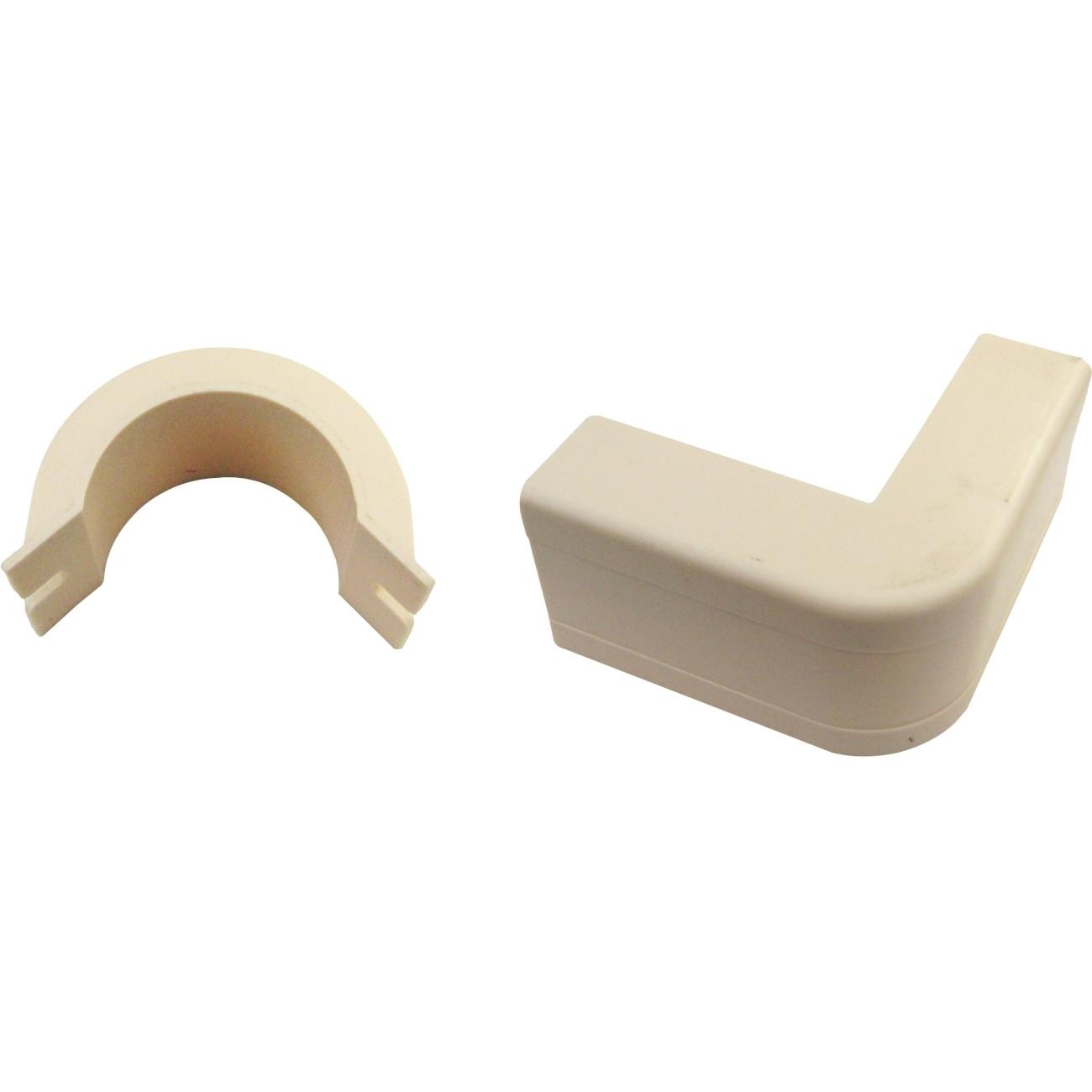 1.75 inch Surface Mount Cable Raceway, Ivory, Outside Elbow, 90 Degree