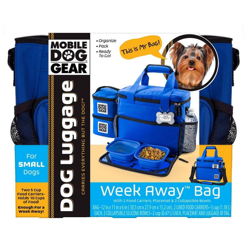 Overland Travelware - Small Dog - Week Away Bag - Royal Blue