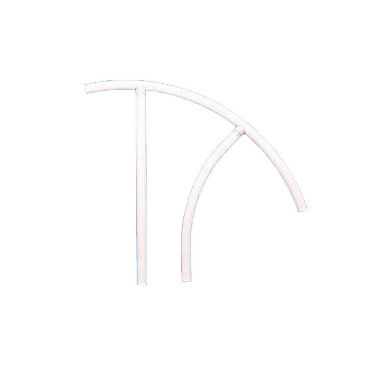 Saftron TRTD 130-W High Impact Marine Grade Aluminum Triton Grab Rail, White