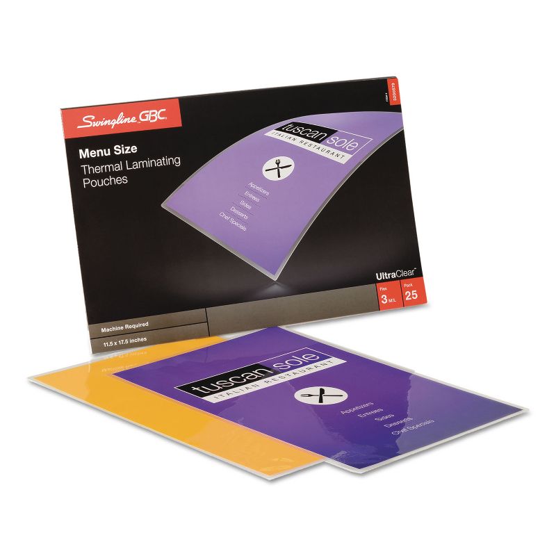 Swingline Laminating Pouches 3 mil 11 1/2 x 17 1/2 25/Pack 3200579