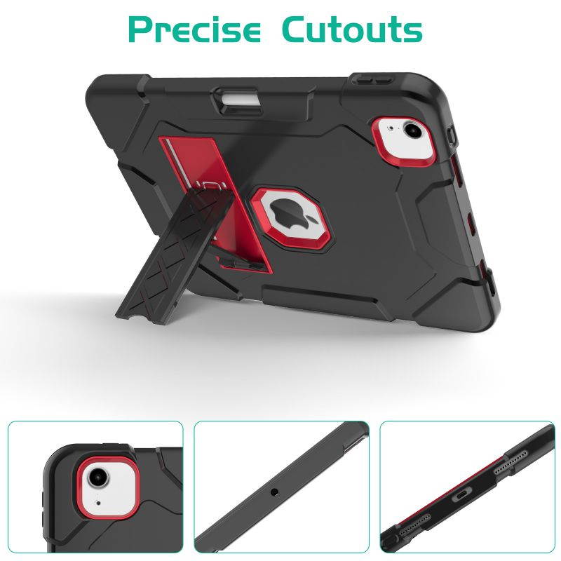 Donwell For iPad Air 4th Gen 10.9 inch 2020,For Apple iPad Air (2020)/Apple iPad Air (4th Generation) /Apple iPad Air 10.9'' 2020 Shockproof TPU Pencil Holder Kickstand Case Cover