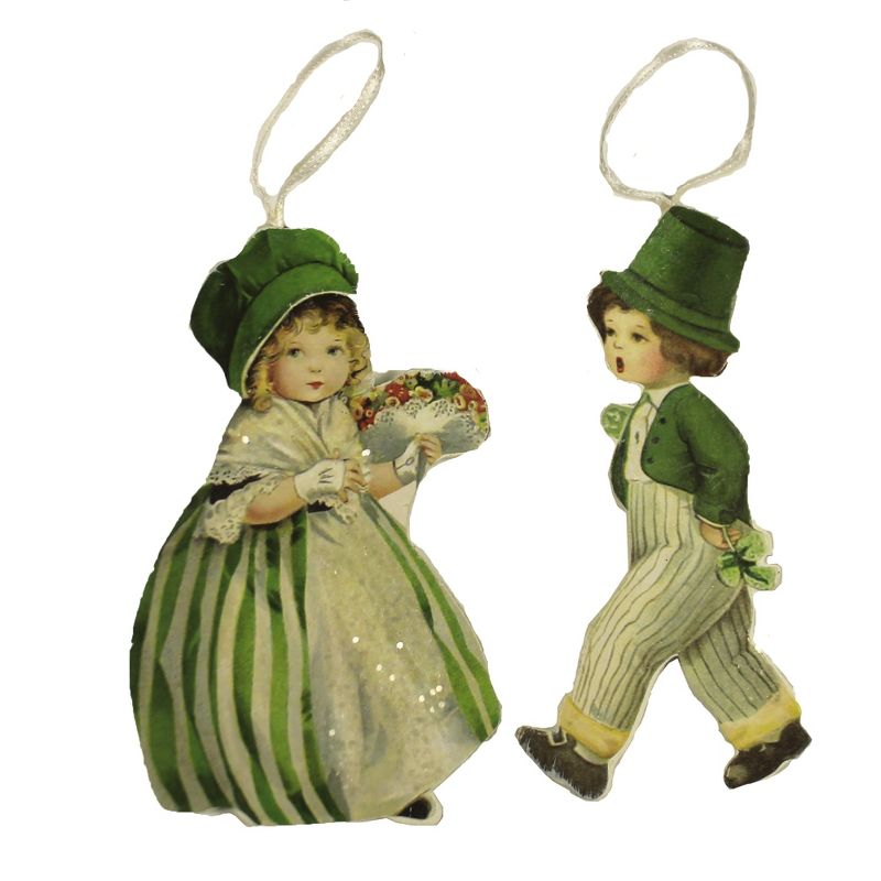 Northlight 3" Irish Leprechaun Hat St. Patrick's Day Ornament - Green/Gold