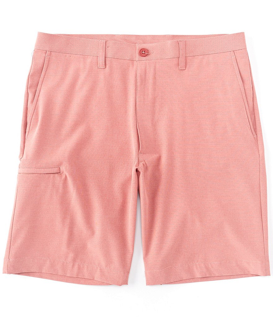 Caribbean Big and Tall 9#double; and 11#double; Inseam Knit Jacquard Shorts