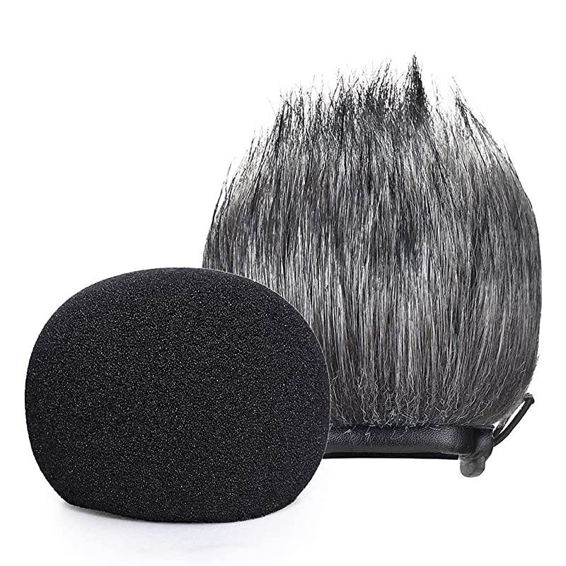 Zoom H1n Recorder Foam Furry IndoorOutdoor Windscreen Muff Pop FilterWind Cover Shield Fits Zoom H1n H1 Handy Portable Digital Recorder