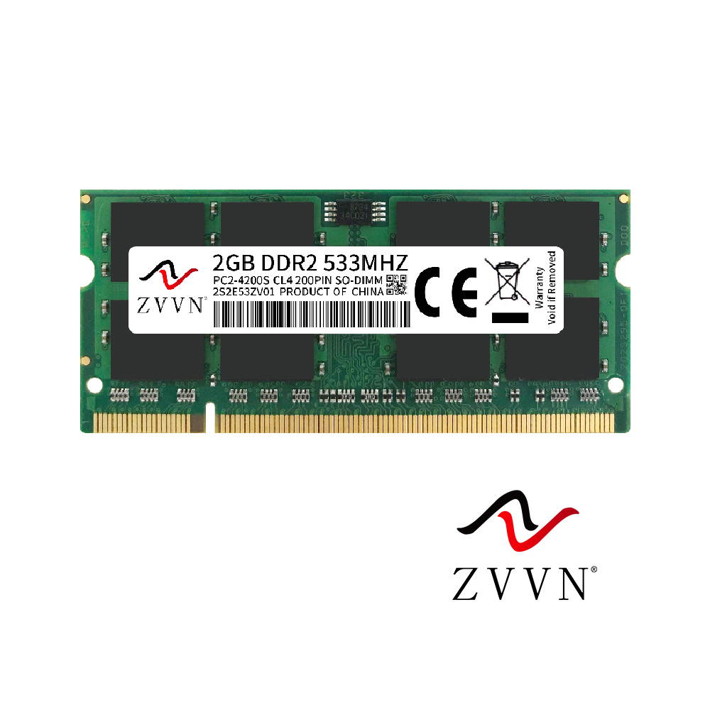 ZVVN 2GB 200-Pin DDR2 SO-DIMM DDR2 533 (PC2 4200) Laptop Notebook Memory Model 2S2E53ZV01