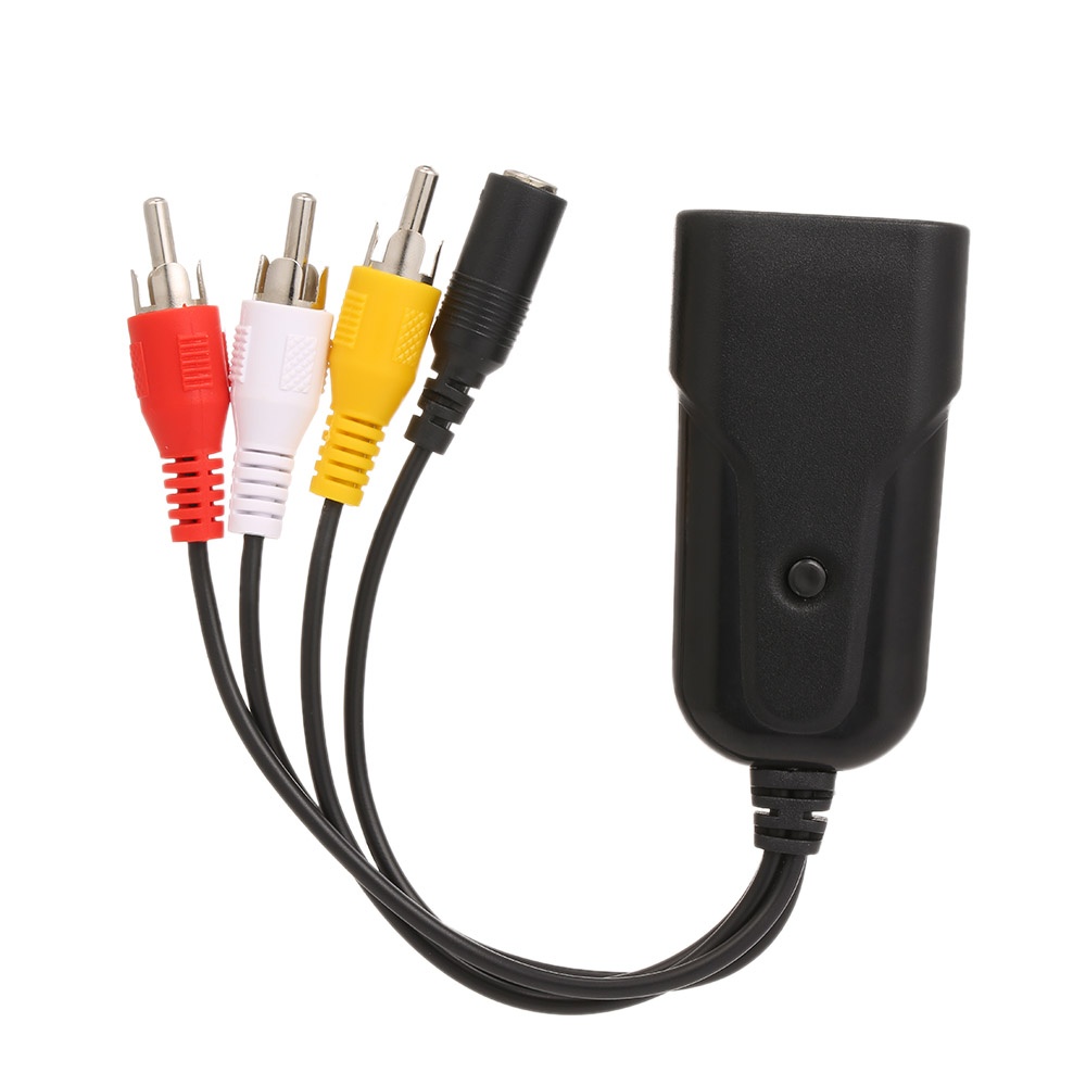 HD to AV CVBS Convertor 1080P to AV Adapter for NTSC PAL Standard Compatible with TV Computer PS3 VCR Monitor HD 2 AV CVBS Adapter