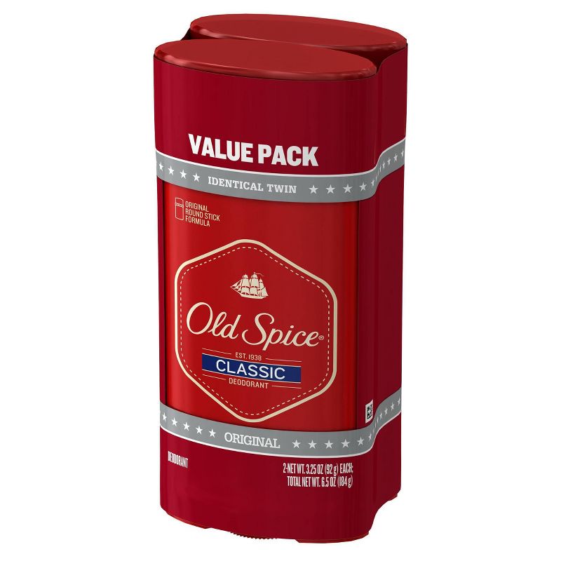 Old Spice Classic Original Deodorant Twin Pack - 6.5oz