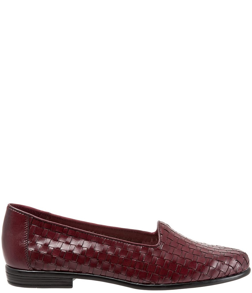 Trotters Liz Woven Detailed Block Heel Loafers