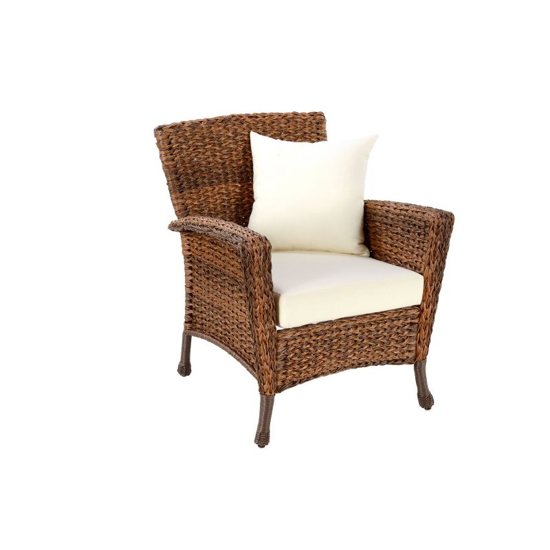 3pc Faux Sea Grass Collection Patio Set - W Unlimited