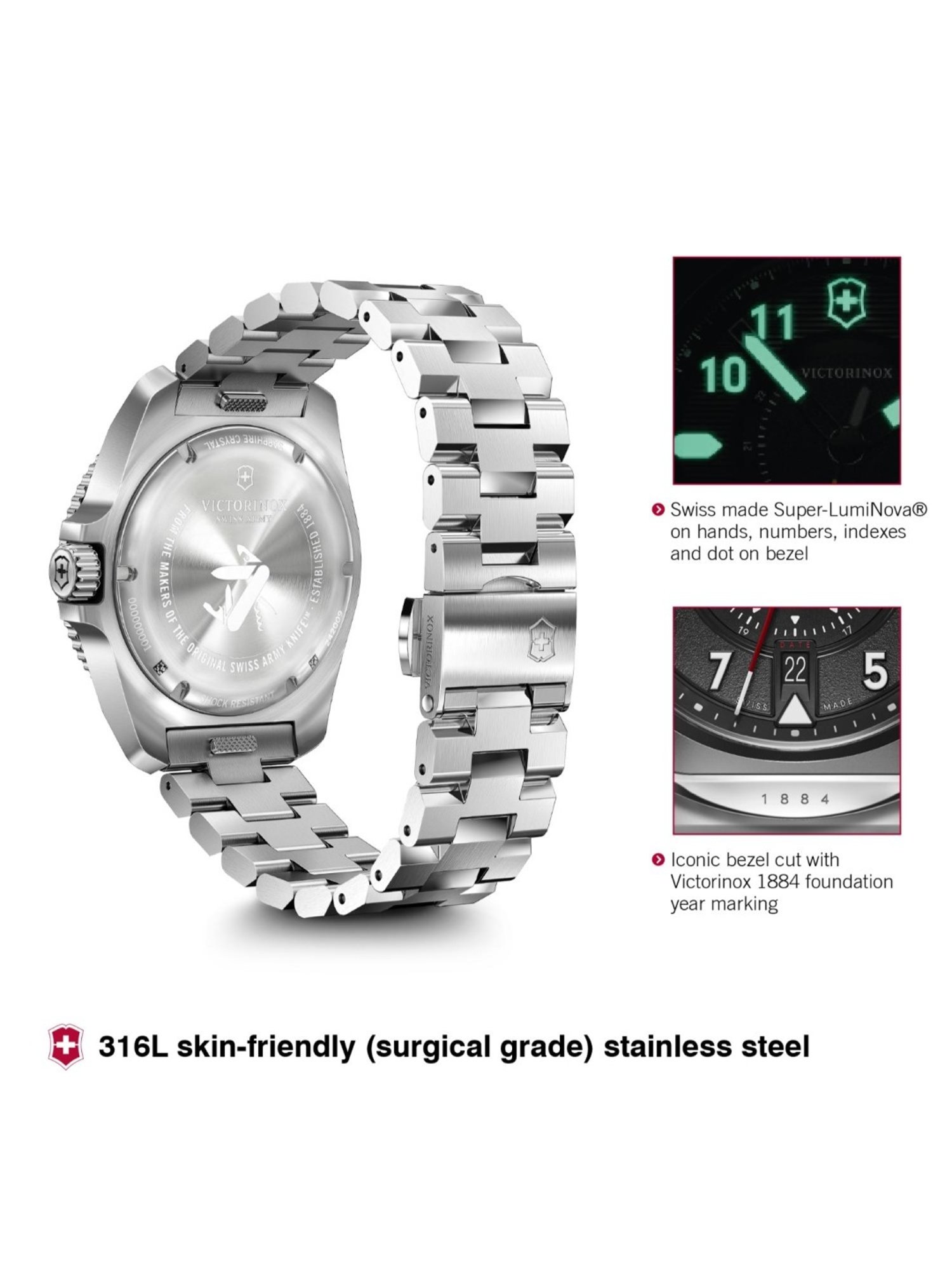 VICTORINOX V242009 Journey 1884 Analog Watch for Men