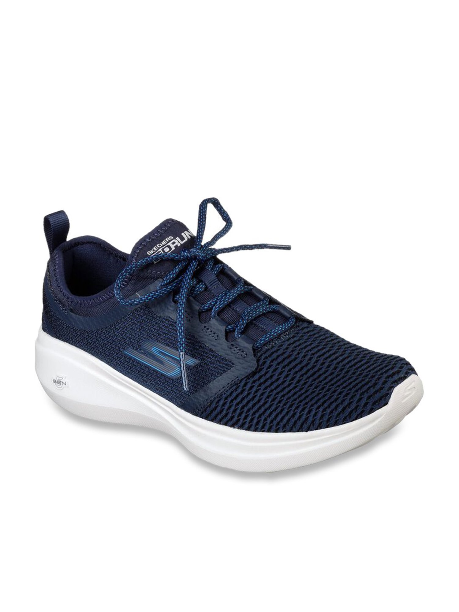 Skechers Women's GO RUN FAST - Navy Blue Running Shoes