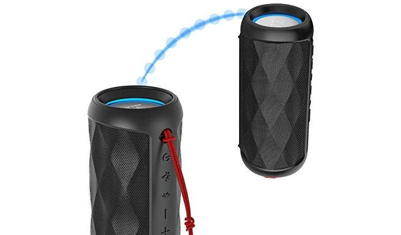 Pyle Portable 10 Inch 2 Way Full Range Bluetooth PA Loud Speaker High-Performance Versatile Karaoke Subwoofer Monitor Speaker System, Black (2 Pack)