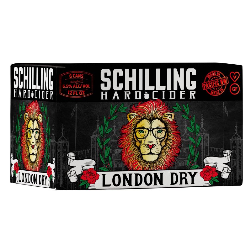 Schilling London Dry Hard Cider - 6pk/12 fl oz Cans