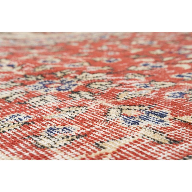 6'10"x10' Vintage One-of-a-Kind Sighelm Rug Red - Revival Rugs