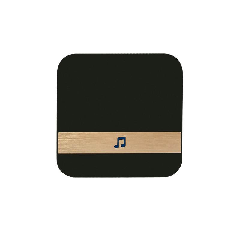 AC90-250V Smart Indoor Doorbell Chime Wireless WiFi Door Bell US  Plug (Black)