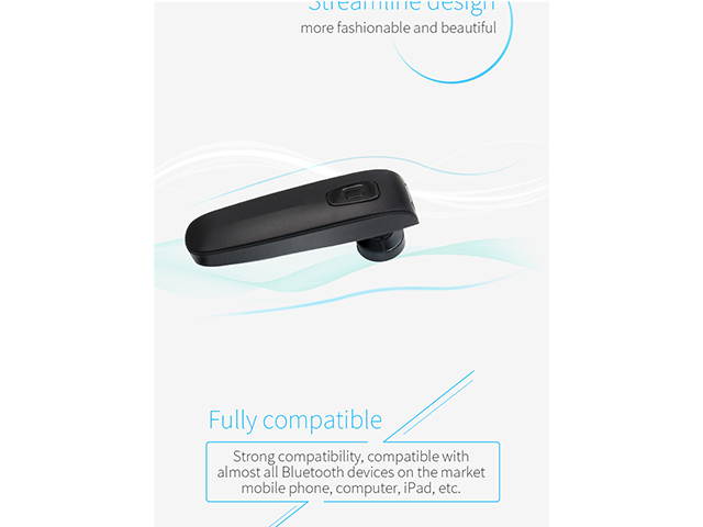 AutofeelSunriseoffice Handsfree Bluetooth Earphone Headset Mini Wireless Headphone With Mic 3D Bass Stereo Sport Business Earbuds For Phone iPhone Xiaomi