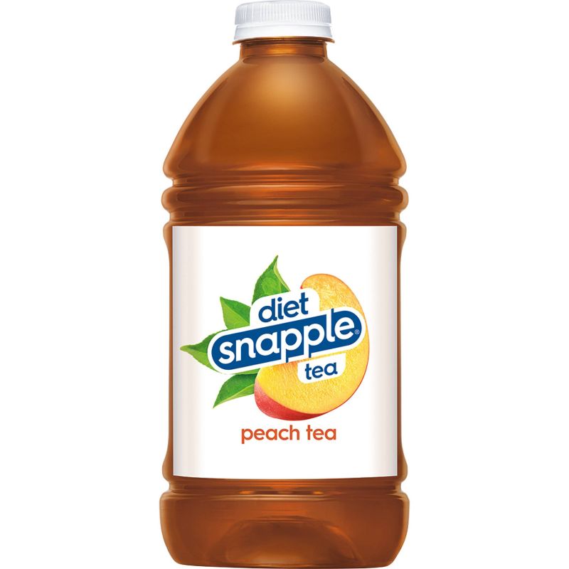 Diet Snapple Peach Tea - 64 fl oz Bottle