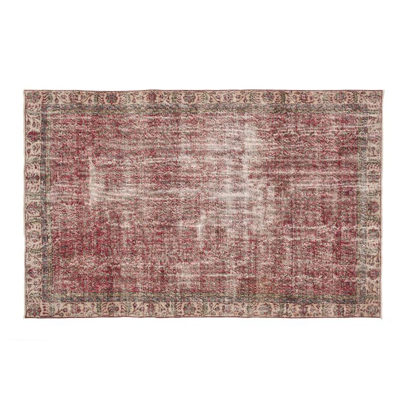 6'3"x9'10" Vintage One-of-a-Kind Eleri Rug Purple - Revival Rugs