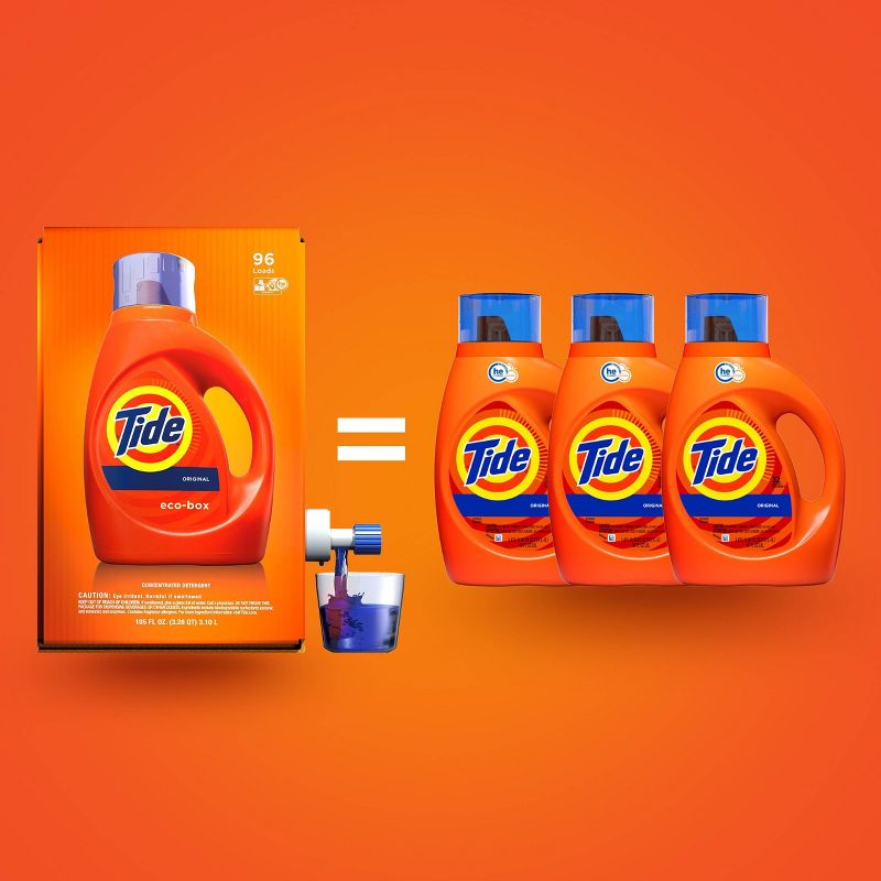 Tide Liquid Laundry Detergent Eco-Box - Original Scent - 105 fl oz
