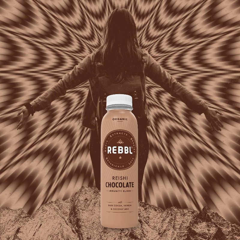 REBBL Organic Reishi Chocolate Immunity Elixir - 12 fl oz