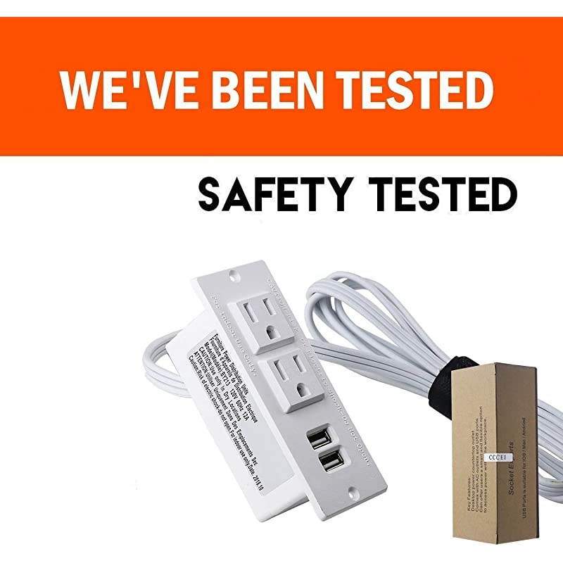 Recessed Power Strip Recessed Desk Outlet with USB In Conference Desk Recessed Power Outlets Socket Desktop Power Grommet